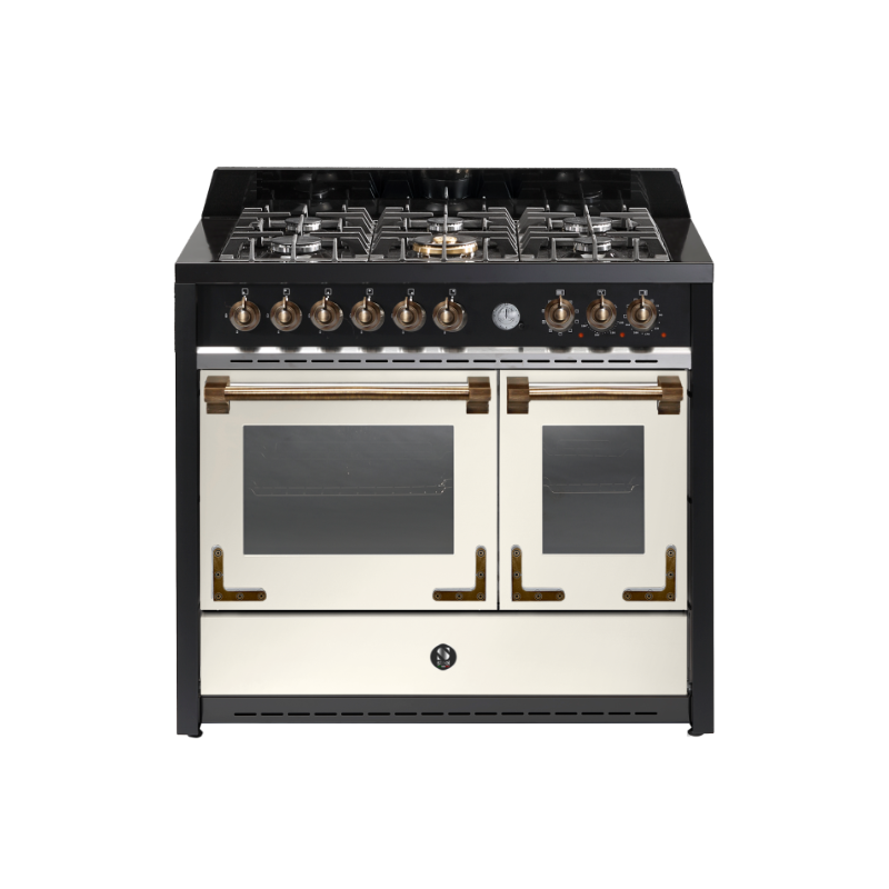 Piano de cuisson Steel OXFORD 100 cm 2 fours mixte