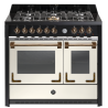 Piano de cuisson Steel OXFORD 100 cm 2 fours mixte
