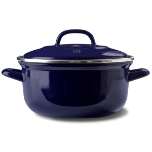 Cocotte BK ronde 26 cm - Bleu Indigo COTTEBKBLEU26