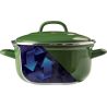 Cocotte BK en émail ronde 26 cm - Vert COCOTTEBKVERT26