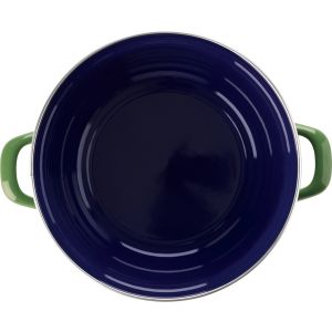 Cocotte BK en émail ronde 26 cm - Vert COCOTTEBKVERT26