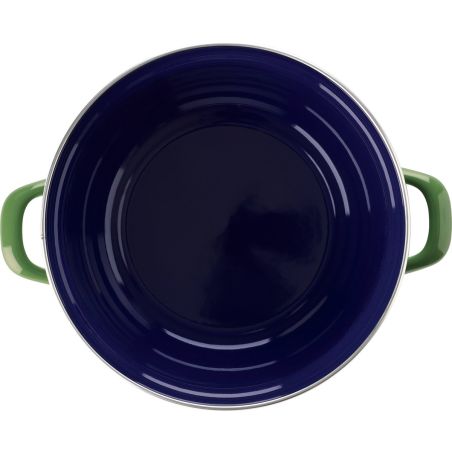 Cocotte BK en émail ronde 26 cm - Vert COCOTTEBKVERT26