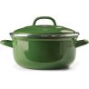 Cocotte BK en émail ronde 26 cm - Vert COCOTTEBKVERT26