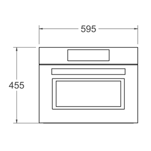 Four combi micro-ondes TFT BERTAZZONI Modern 60x45 cm Noir FMOD4077MTB1