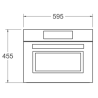 Four combi micro-ondes TFT BERTAZZONI Modern 60x45 cm Noir FMOD4077MTB1