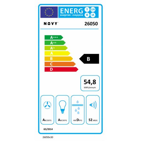 Groupe Novy Crystal Verre blanc 60 cm - moteur intégré