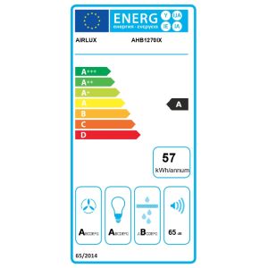 Hotte aspirante décorative murale AIRLUX 120 cm AHB1270IX