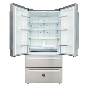 Réfrigérateur combiné pose libre BERTAZZONI 4 portes inox REF904FFNXTC