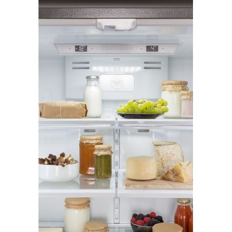 Réfrigérateur combiné pose libre BERTAZZONI 4 portes inox REF904FFNXTC
