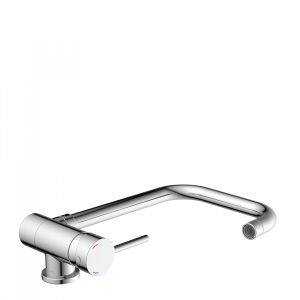 Mitigeur cuisine SCHÜTTE Window – Bec pliable chromé spécial fenêtre