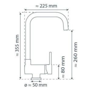 Mitigeur cuisine SCHÜTTE Window – Bec pliable chromé spécial fenêtre