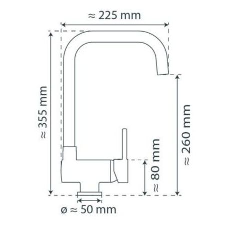 Mitigeur cuisine SCHÜTTE Window – Bec pliable chromé spécial fenêtre