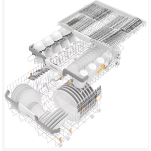 Lave-vaisselle MIELE totalement intégrable G5163SCVi Excellence Inox