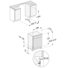 Lave-vaisselle MIELE totalement intégrable G5163SCVi Excellence Inox