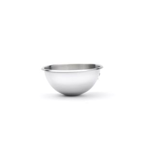 Bassine demi-sphérique en inox bord roulé ouvert Ø20cm De Buyer 3372.20