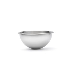 Bassine demi-sphérique en inox bord roulé ouvert Ø24cm De Buyer 3372.24