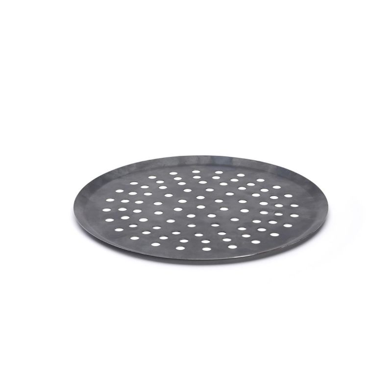 Plaque de cuisson ronde perforée acier De Buyer 5353.32