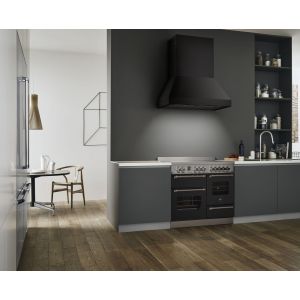 Hotte murale BERTAZZONI Master 90 cm Noir mat KPH90MASNET