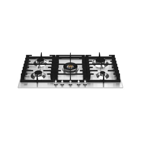 Plaque de cuisson gaz BERTAZZONI Professional 5 brûleurs 90 cm Inox P905CMODX