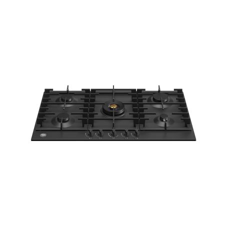 Plaque de cuisson gaz BERTAZZONI Professional 5 brûleurs 90 cm Noir mat P905CMODNE