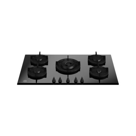 Plaque de cuisson gaz BERTAZZONI Professional 5 brûleurs 90 cm verre Noir P905CMODGNE
