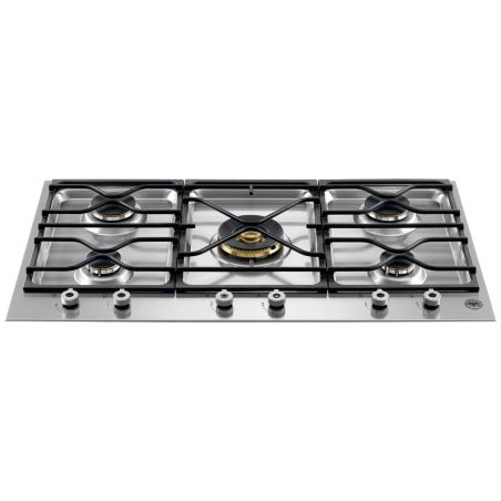 Plaque de cuisson gaz BERTAZZONI Professional 5 brûleurs 90 cm Inox PM36500X