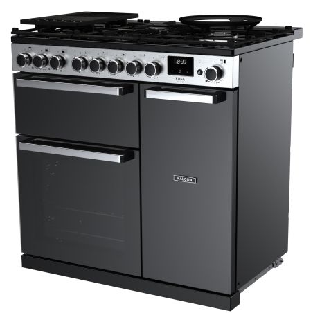Piano de Cuisson Falcon EDGE DELUXE 90 cm – EDDL90DFGBLK/CM-E1