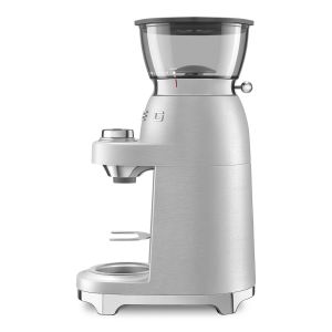 Moulin à café Smeg CGF02SSEU aluminium brossé – Design Années 50