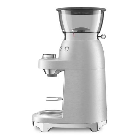 Moulin à café Smeg CGF02SSEU aluminium brossé – Design Années 50