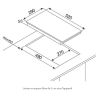 Domino plaque induction Amica 2 zones AI2527C