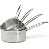 Lot de 4 casseroles inox De Buyer PRIM'APPETY Ø14-16-18-20 cm