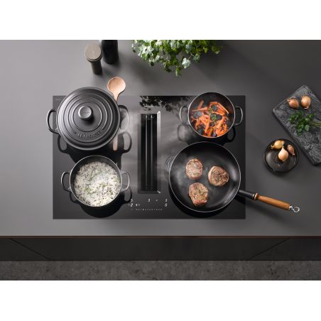 Plaque de cuisson aspirante MIELE 80 cm Induction KMDA7876FL-U125