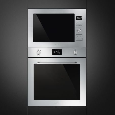 Micro-ondes combiné grill SMEG  Elementi Inox FMI425X