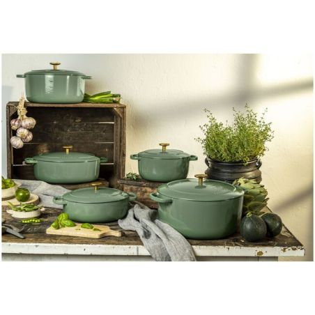 Cocotte 28cm Bellamonte Verte ronde BALLARINI 75003-576-0