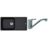 Pack évier à encastrer + mitigeur chromé Franke ANTEA Onyx AZG 611-XL
