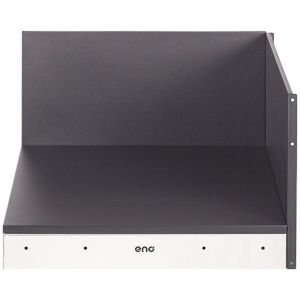 Plateau d'angle ENO MODULO Inox et Noir