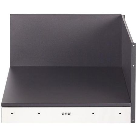 Plateau d'angle ENO MODULO Inox et Noir