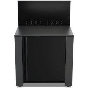 Meuble ENO MODULO surbiassé 80 cm pour plancha Gris cargo