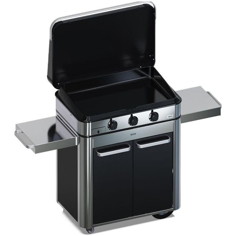 Combo plancha ENO ENOSIGN 80 Noir & Inox