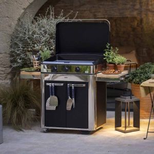 Combo plancha ENO ENOSIGN 80 Noir & Inox