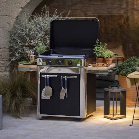 Combo plancha ENO ENOSIGN 80 Noir & Inox