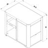 Chariot Achille gris cargo ENO