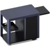 Desserte ENO ACHILLE porte bleu navy et noir