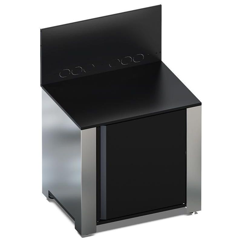 MODULO ENO PLANCHA surbaissé NOIR ET INOX