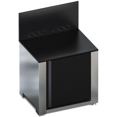 MODULO ENO PLANCHA surbaissé NOIR ET INOX
