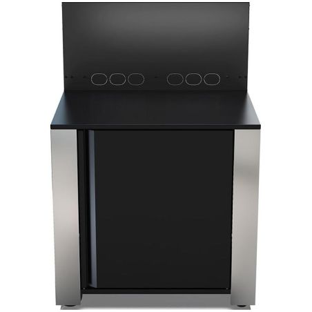 MODULO ENO PLANCHA surbaissé NOIR ET INOX