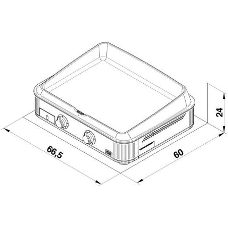 Plancha ENO ENOSIGN 65 Inox