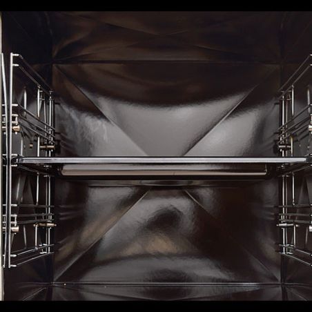 Cuisinière à bois La Nordica Rosa L 5.0 Steel noir anthracite 11 kW