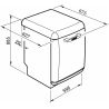 Lave-vaisselle pose libre SMEG 60 cm Années 50