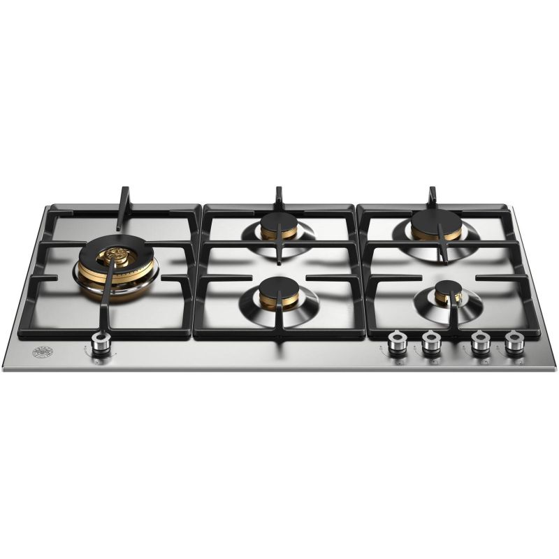 Plaque de cuisson gaz Bertazzoni P905LPROX Inox 90 cm | 5 brûleurs
